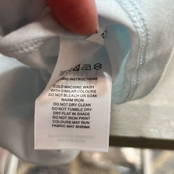 Charlie Holiday Baby Blue Corona Del Mar beach club everyday tee size 4 NWT - Picture 14 of 14